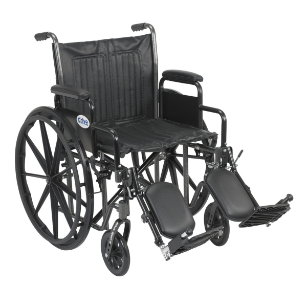 Silver Sport 2 Wheelchair with Armrest and Footrest Options Image Product Image