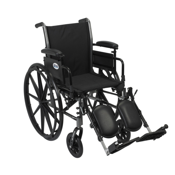 Cruiser III Light Weight Wheelchair with Flip Back Removable Arms Image Product Image