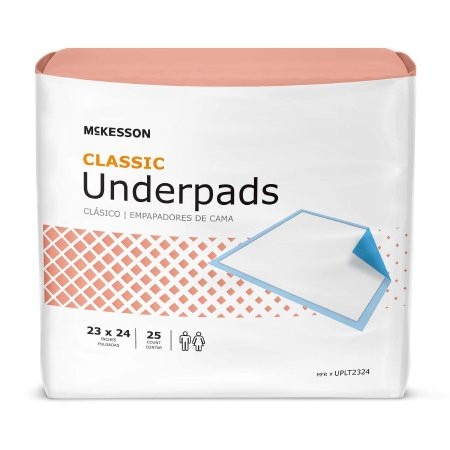 McKesson Fluff/Polymer Disposable Underpad 23 x 24 Image Product Image