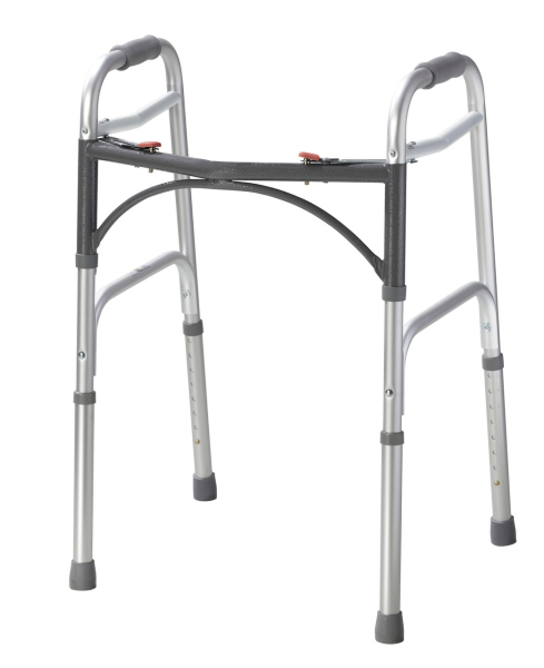 Deluxe Two Button Folding Walker (10200-1) Image Product Image