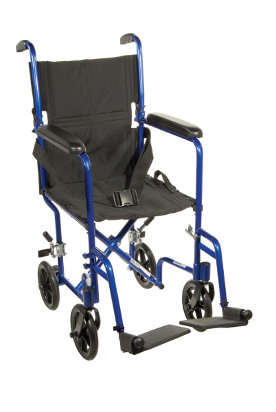 Lightweight Aluminum Transport Wheelchair Image Product Image