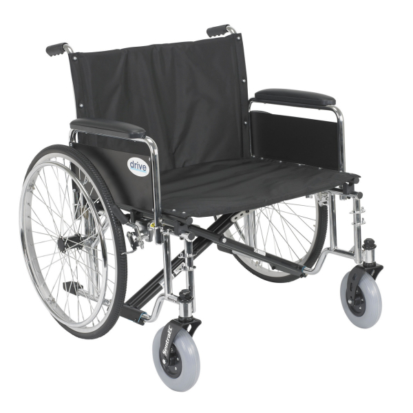 Sentra Bariatric Heavy Duty XXL Wheelchair, Full Arms Image Product Image