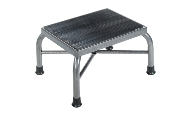 Heavy Duty Footstool, Non Skid Rubber Platform (13037-1SV) Image Product Image